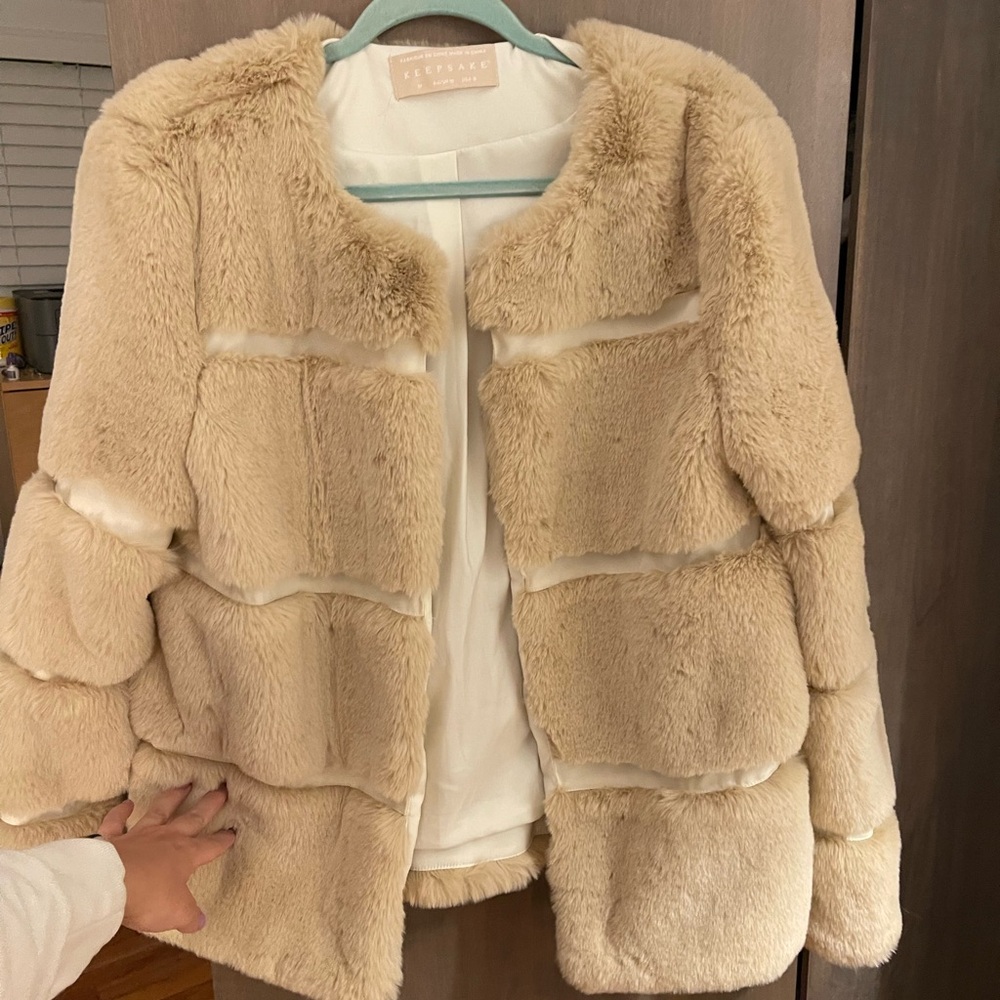 KEEPSAKE the Label Tan Teddy Jacket